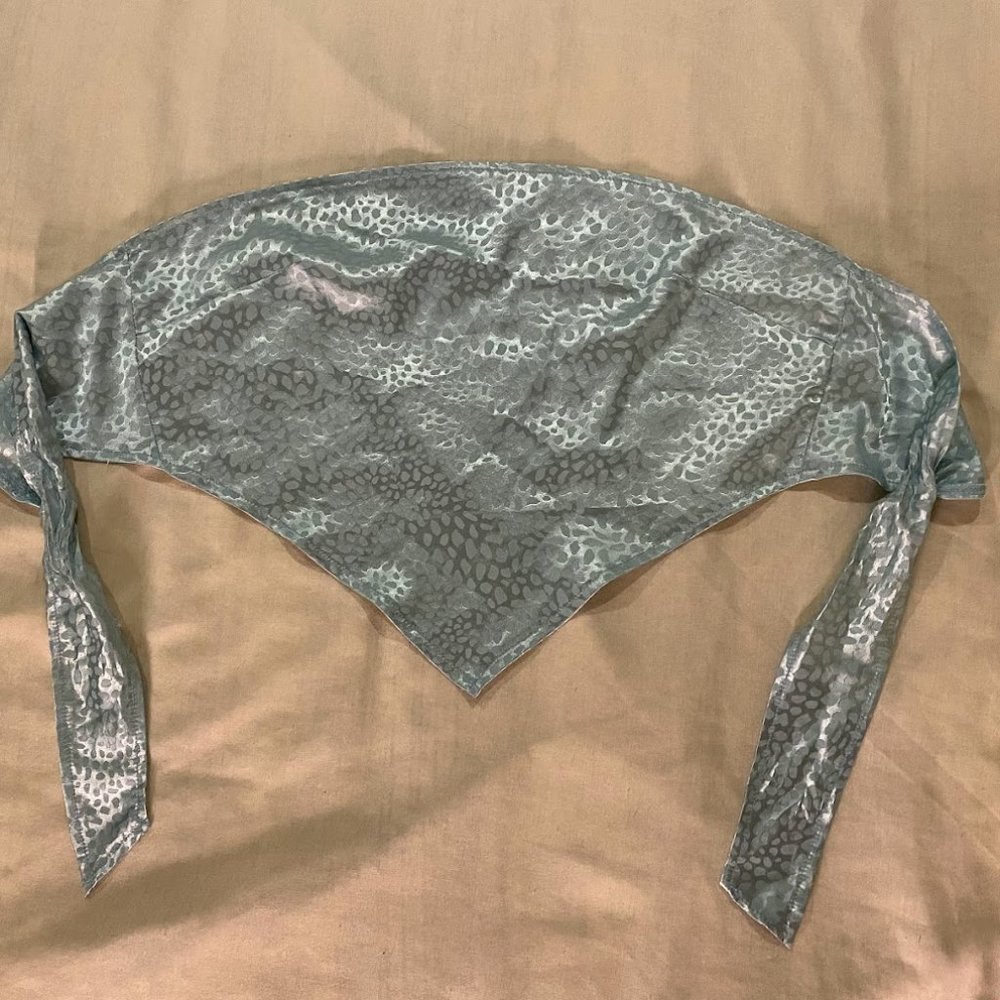 SHEIN Cheetah Blue Body Scarf